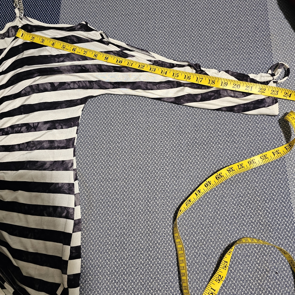 Apple Bottoms Black and White Striped Blouse - Picture 4 of 5
